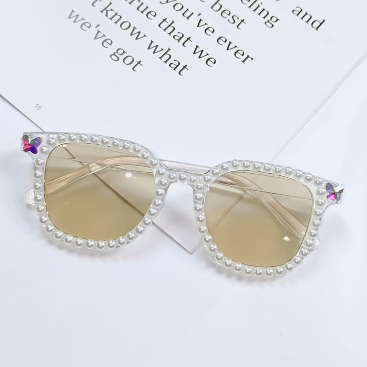 Ladies Glamorous Sunglasses with Pearl Frame Kalsten