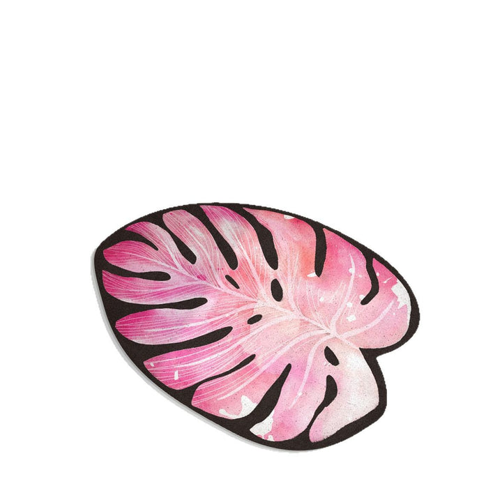 Tropical Leaf Shaped Bath Mat