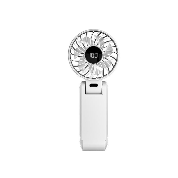 Ladies portable hand fan with digital speed display Kalsten