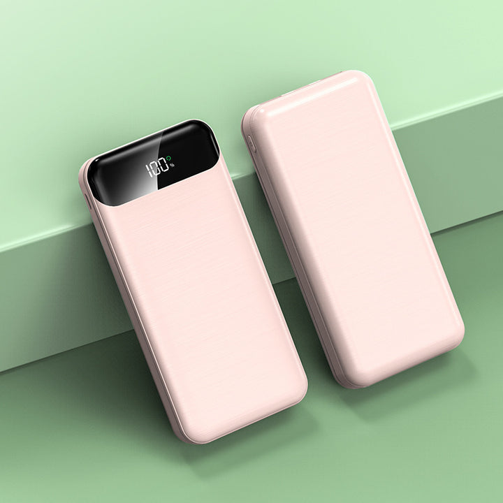 Portable power bank with intelligent LED display and fast charging Kalsten