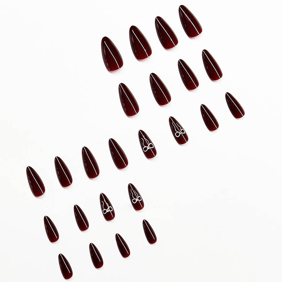 Elegant Stiletto Press-On Nail Extensions Kalsten