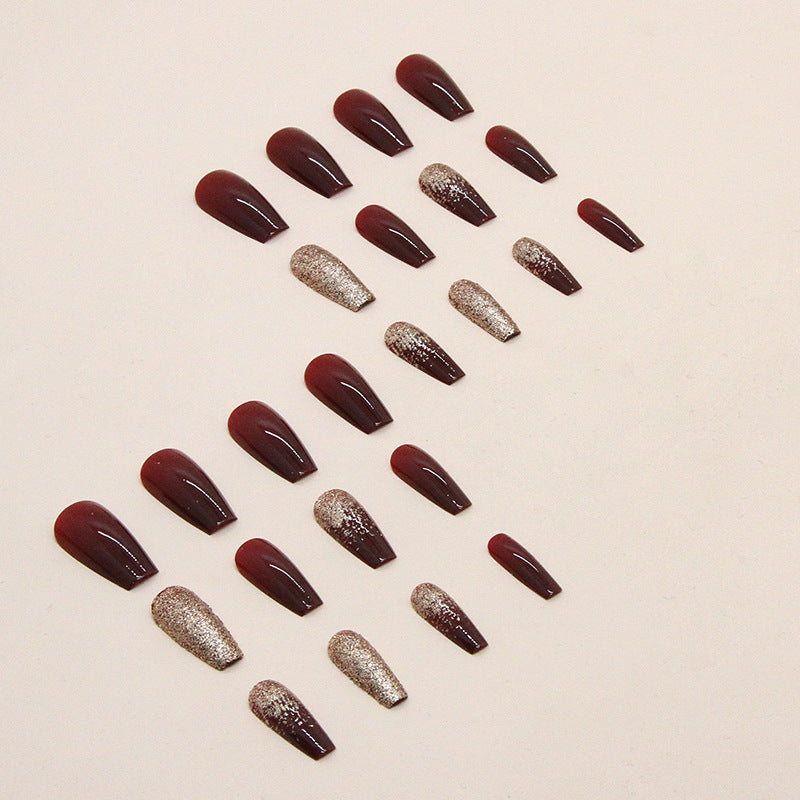 Elegant Glittering Nail Art Design Kalsten
