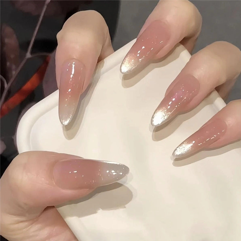 Glossy Decorative Press-On Nails Set Kalsten