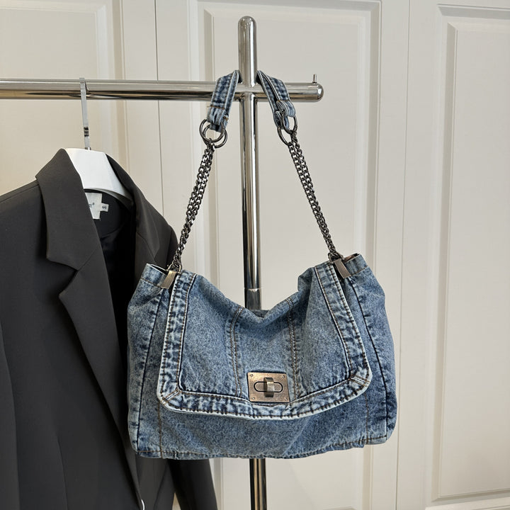 Chic Denim Satchel