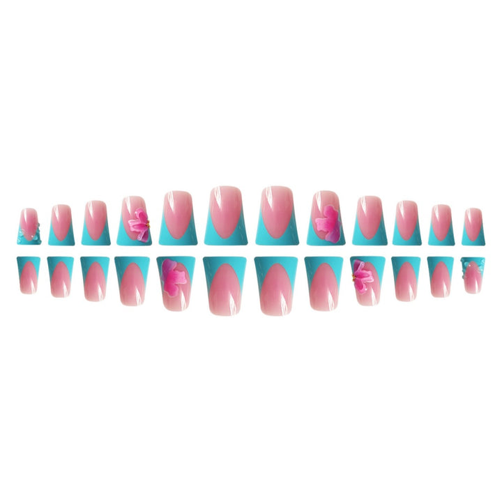 Artistic French Tip Nail Enhancements Kalsten
