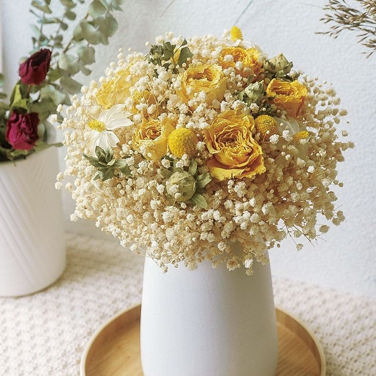 Dried Floral Bouquets with Decorative Accents