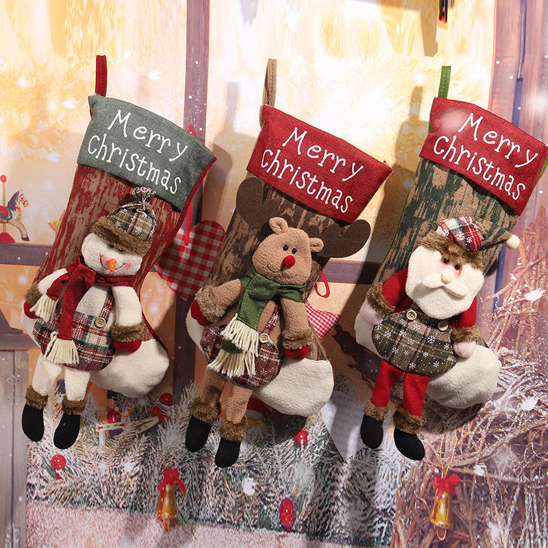 Decorative Christmas stocking in reindeer design Kalsten