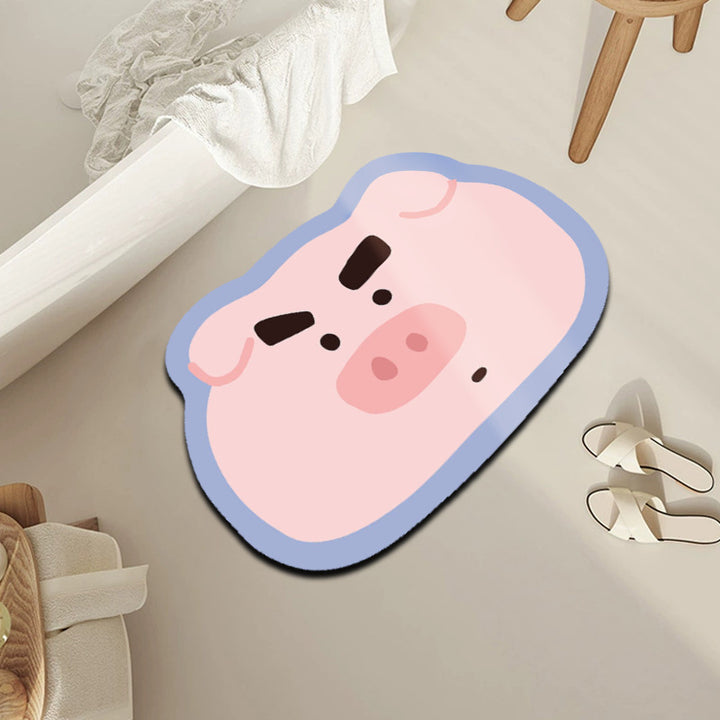 Cute Dog-Shaped Bath Mat