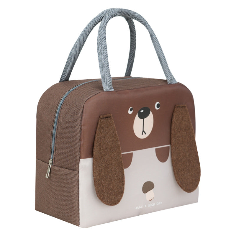 Cartoon Dog-Themed Lunch Bag Kalsten