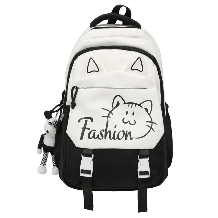 Backpack with Cute Cat Ears and Practical Compartments Kalsten