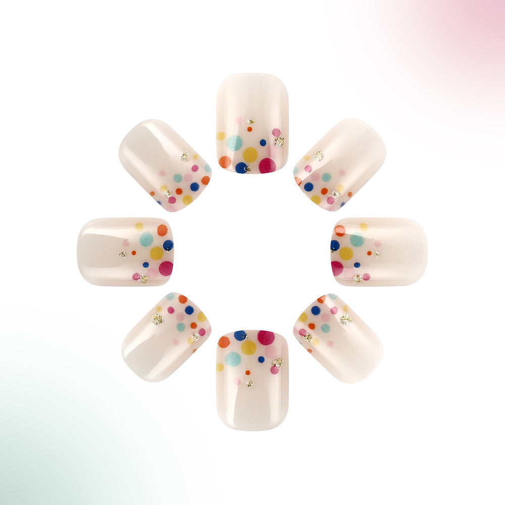 Colorful Dotted Gel Nail Art Set Kalsten