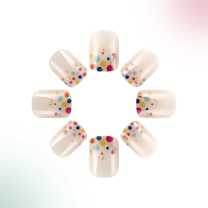 Colorful Dotted Gel Nail Art Set Kalsten