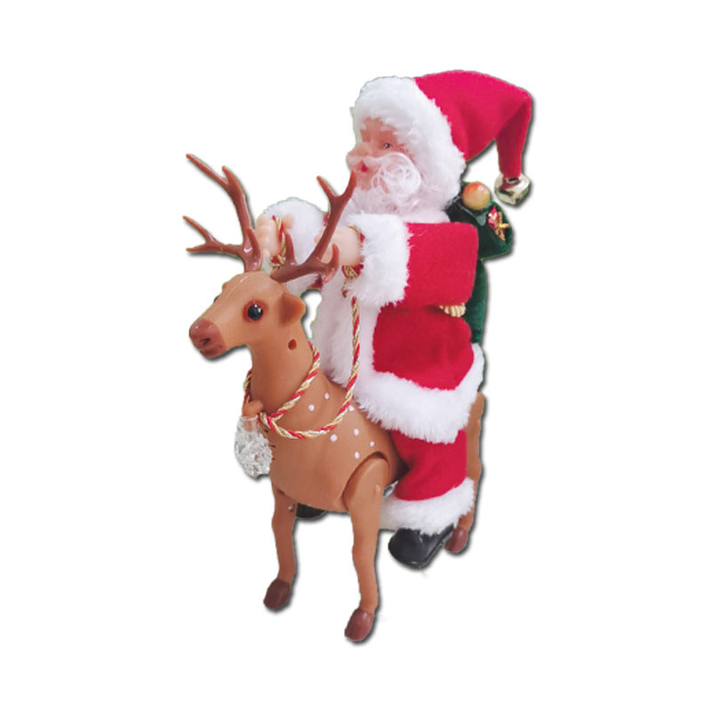 Decorative Santa Claus with reindeer