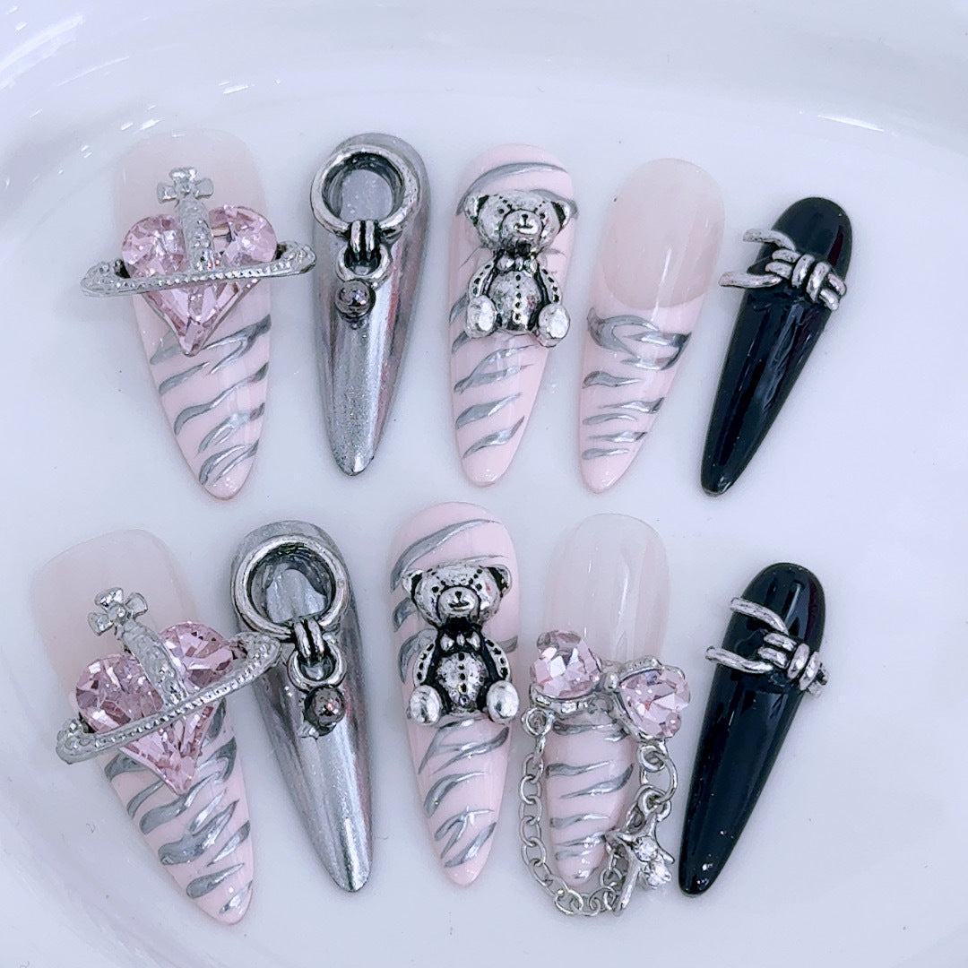 Glamorous Decorative Nail Tips