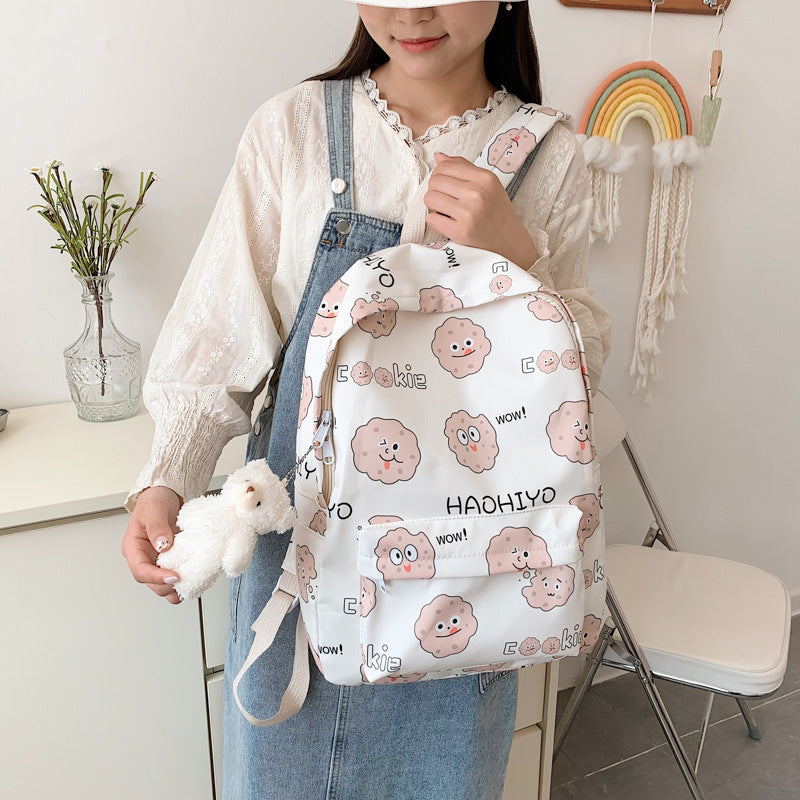 Backpack with Cute Cookie Design Kalsten