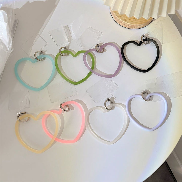 Heart-Shaped Silicone Tag Holder Kalsten