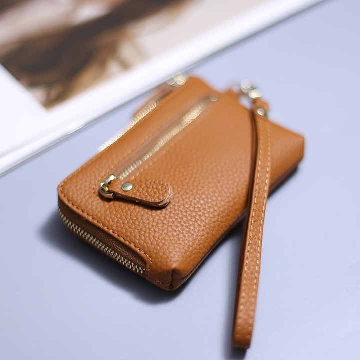 Luxe Textured Zippered Wallet Kalsten