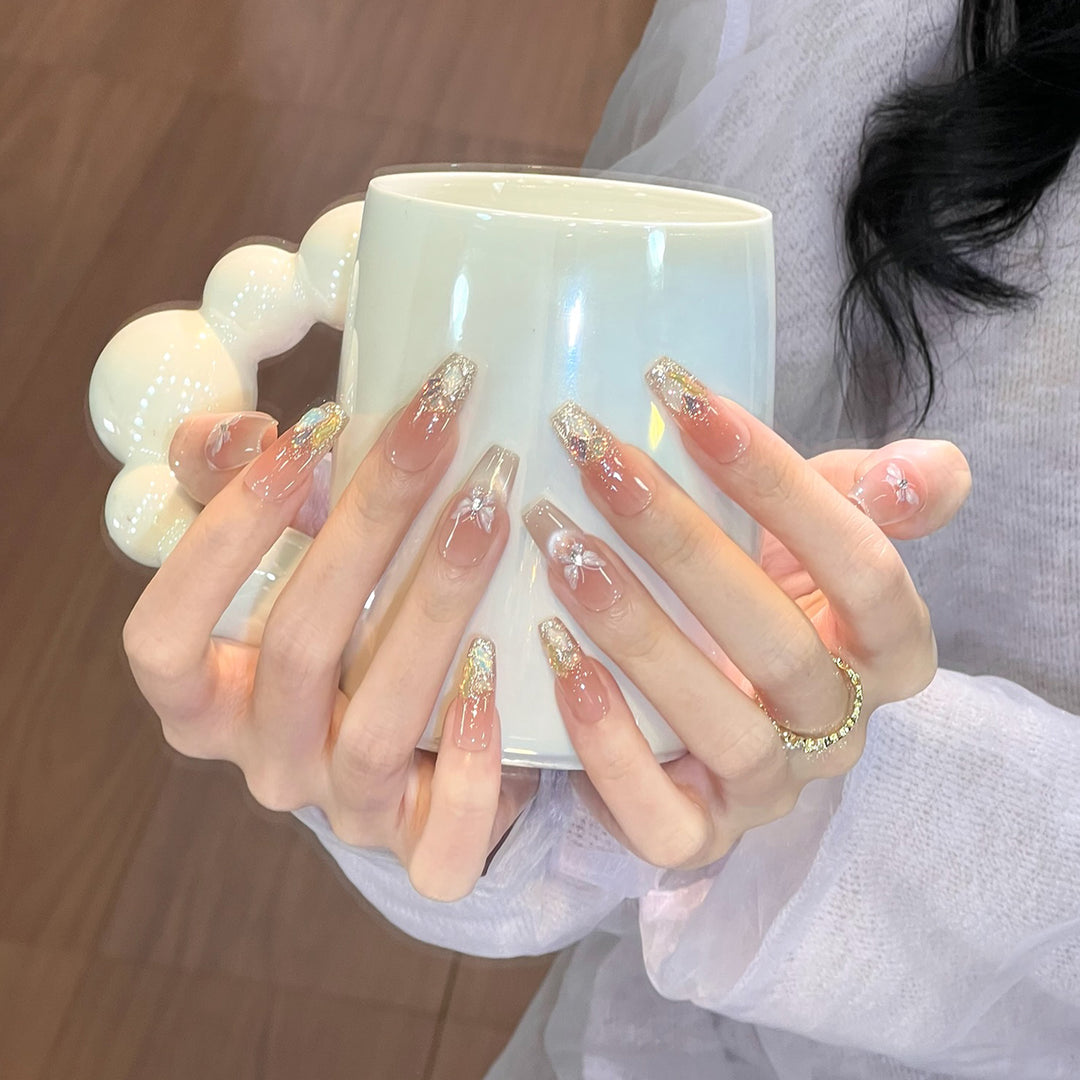 Decorative Acrylic Press-On Nail Set