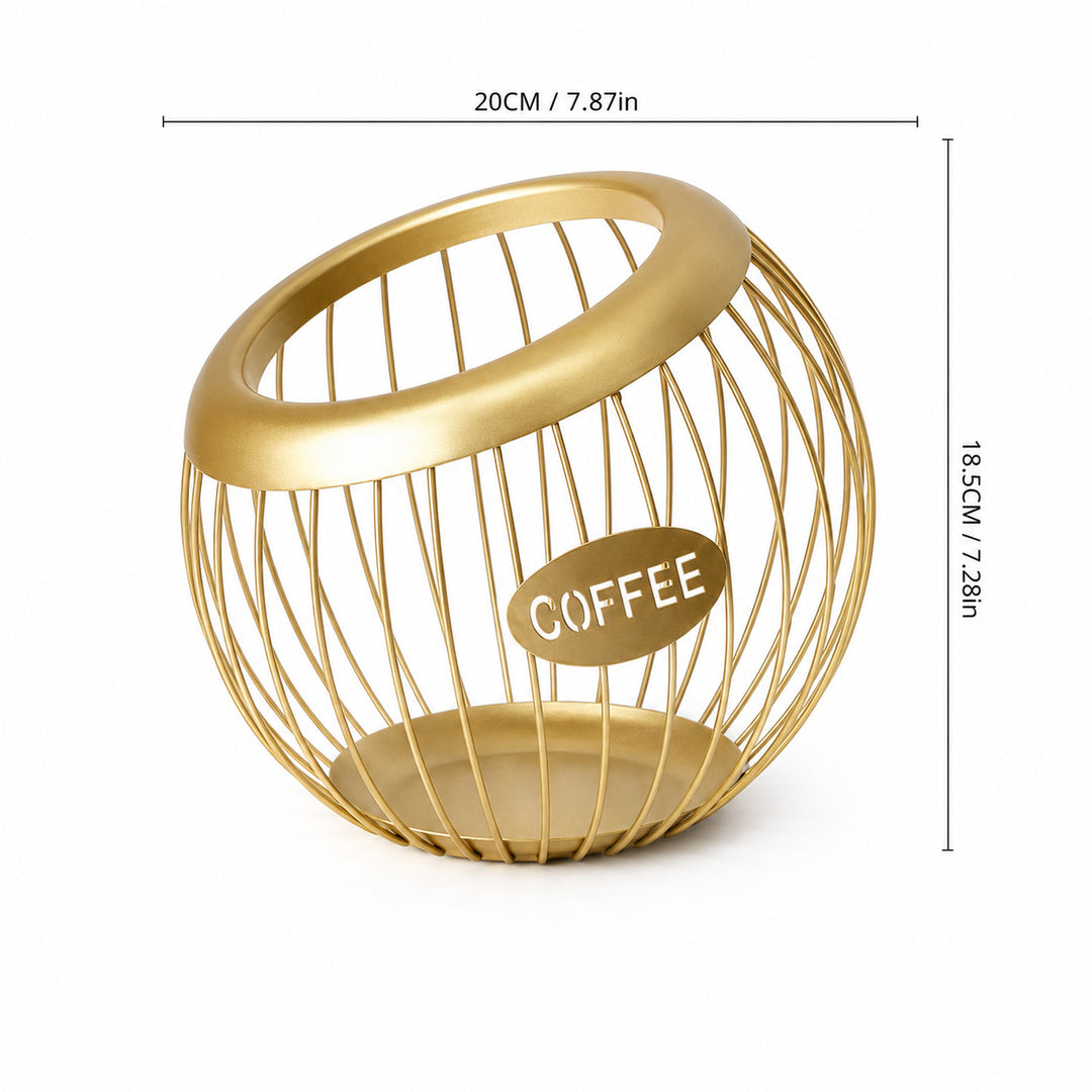Stylish Wire Coffee Storage