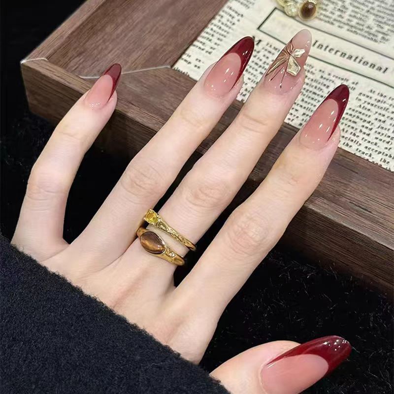 Elegant Ombre Stiletto Nail Set Kalsten