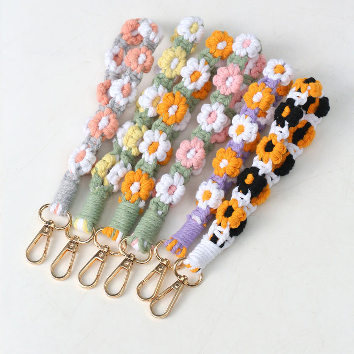 Floral Patterned Keychain