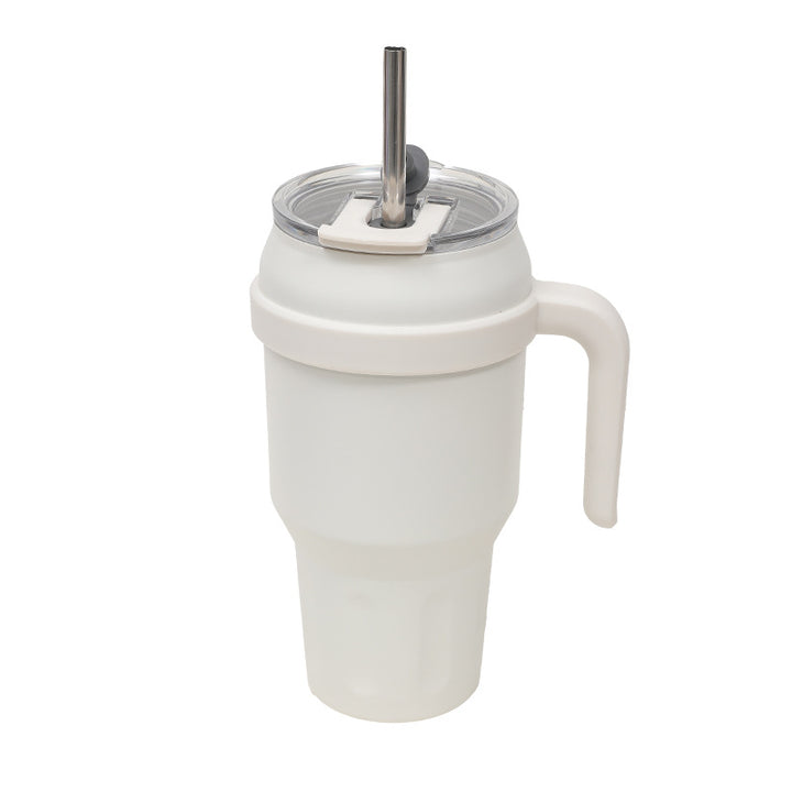 Women's Insulated To-Go Cup with Ergonomic Handle and Flexible Straw Kalsten