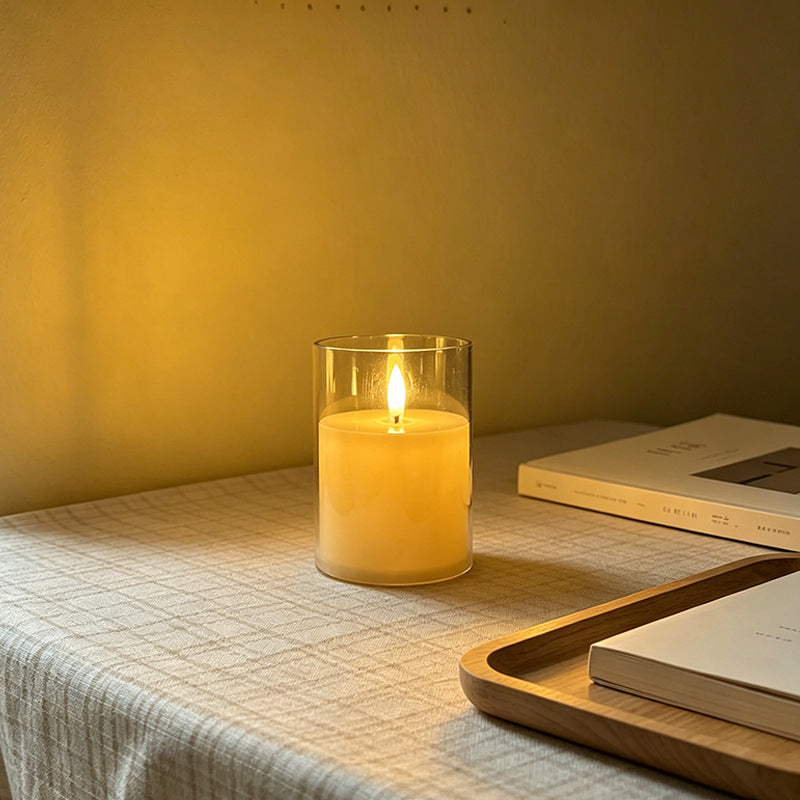 LED Scented Candle with Flame Effect Kalsten