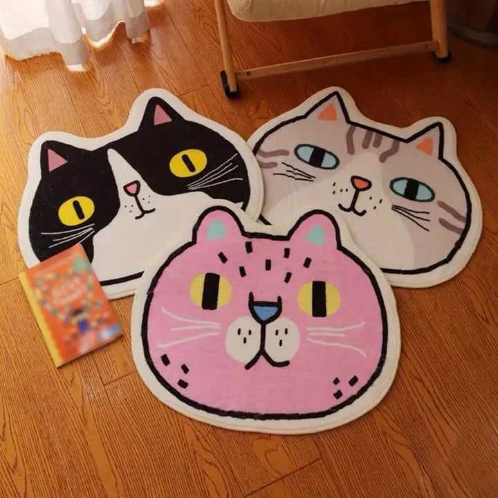 Cat-shaped Decorative Floor Mat