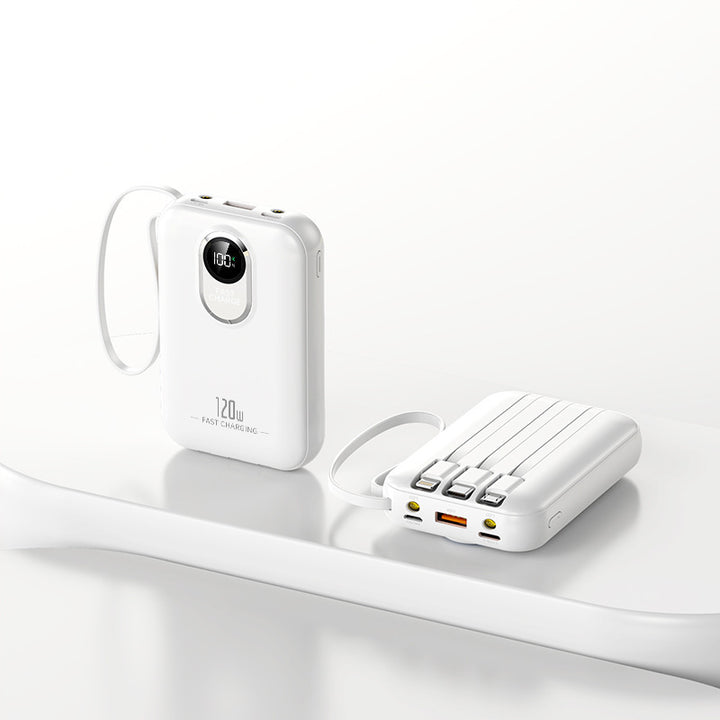 Portable power bank with fast charging function and digital charge level indicator Kalsten