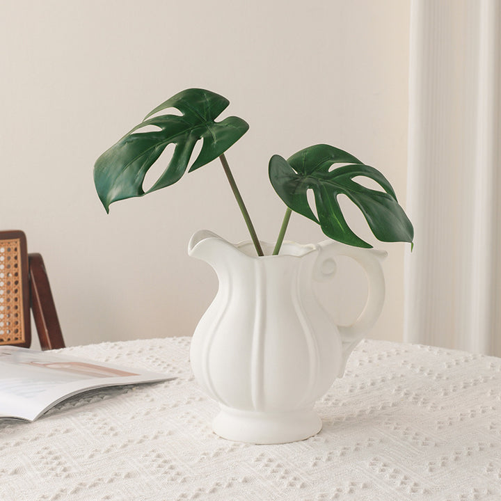 Modern Cone-Shaped Ceramic Flower Vase