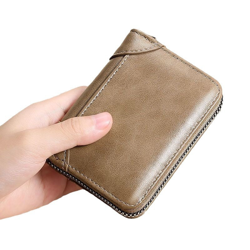 Premium Leather Zippered Wallet Kalsten