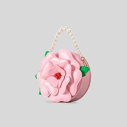 Floral-Themed Decorative Handbag