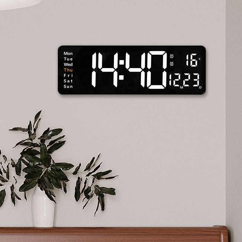 Digital wall clock with multifunctional LED display Kalsten