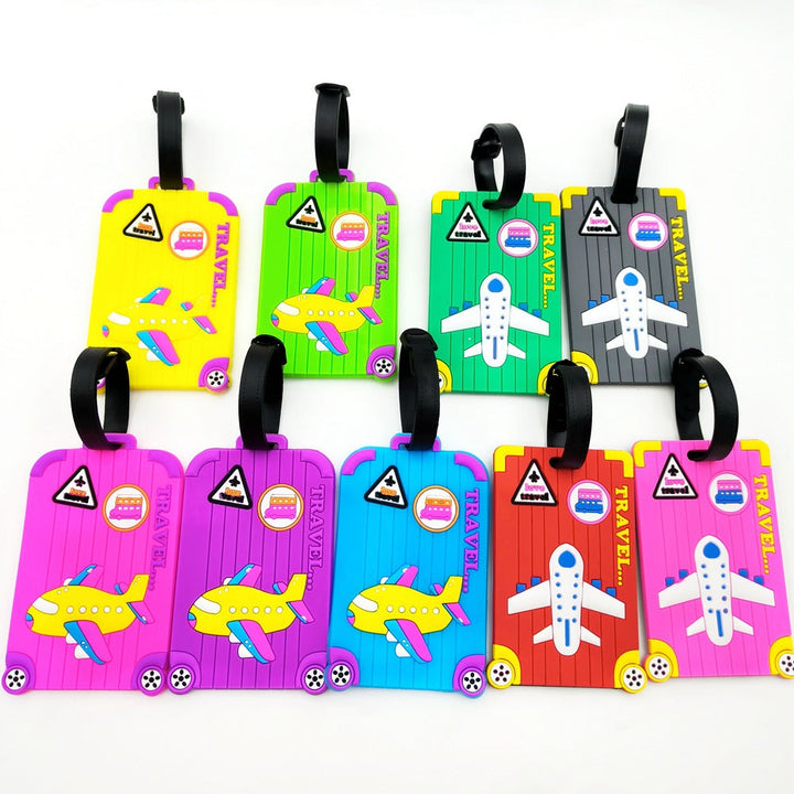 Airplane-Themed Travel Luggage Tag Kalsten