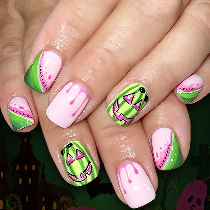 Halloween-Themed Nail Design Set Kalsten