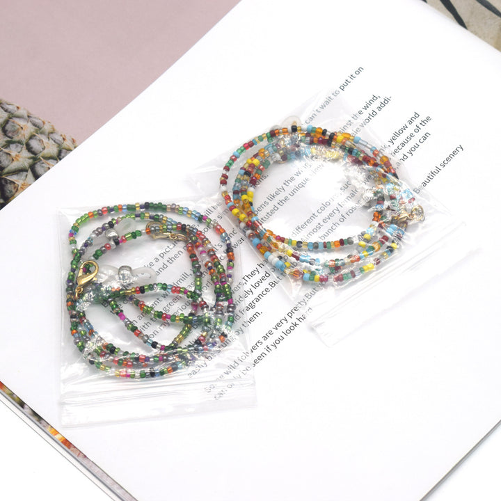 Colorful Multi-Textured Eyewear Chain Kalsten
