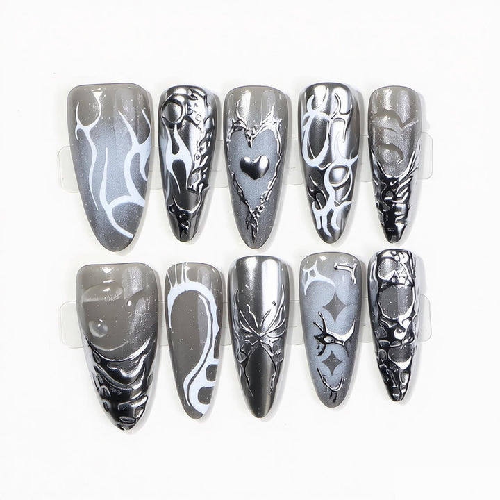 Artistic Premium Press-On Nail Design Kalsten