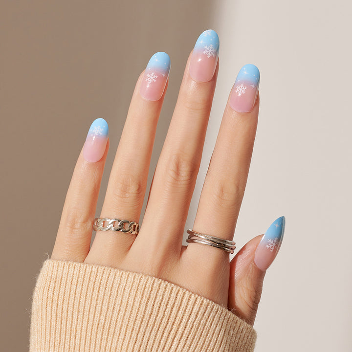 Elegant Stiletto Press-On Nail Set with Unique Design Kalsten