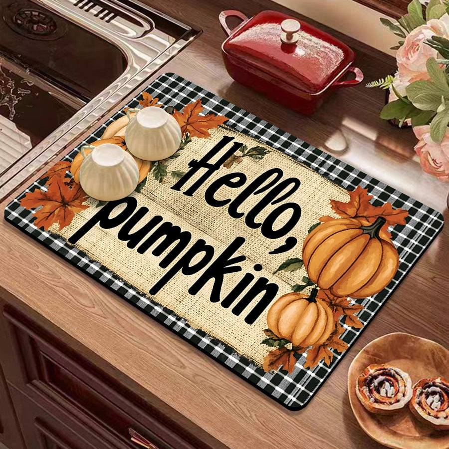 Holiday-Themed Kitchen Mat