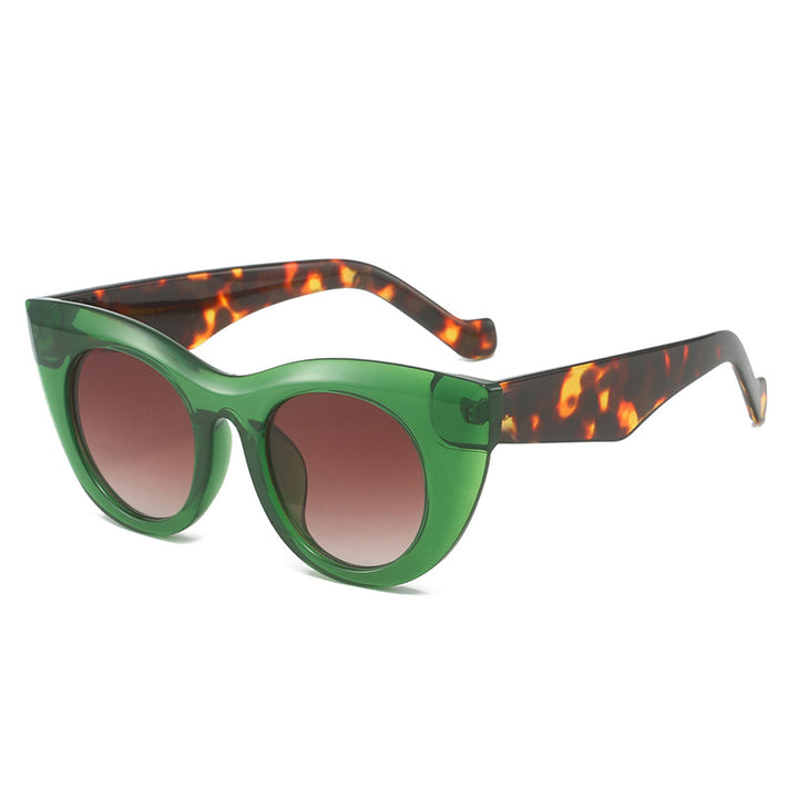Ladies Cat-Eye Sunglasses with Wide Frame and UV Protection Kalsten