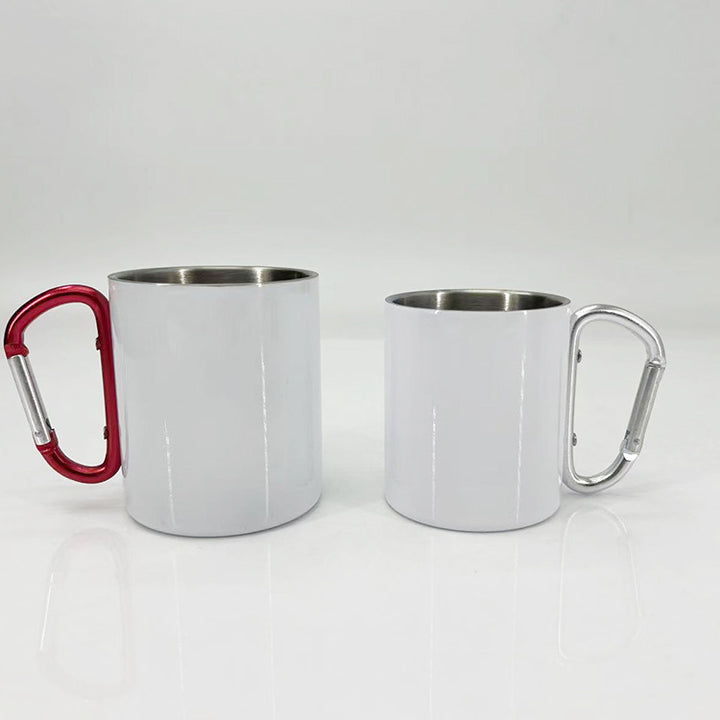 Women High-Quality Stainless Steel Drinking Cup with Carabiner Handle Kalsten