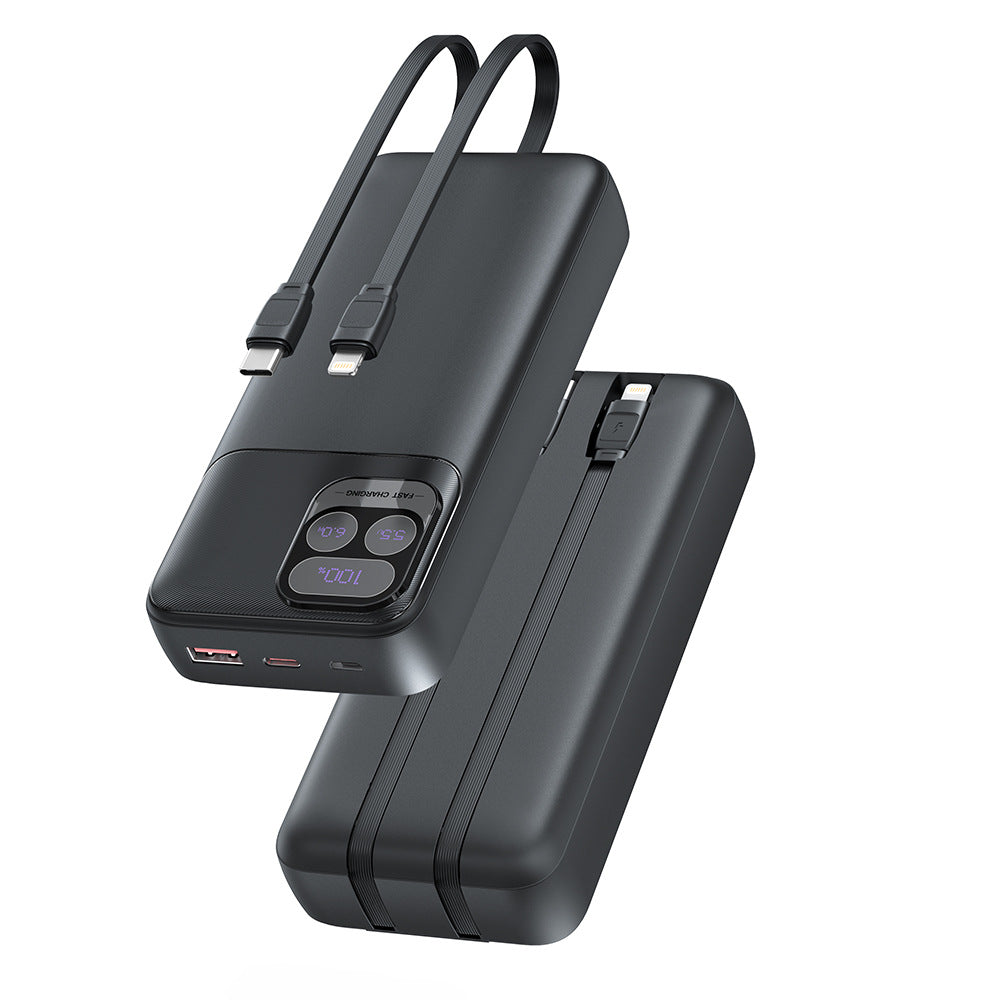Power bank with dual charging cable and fast charging function Kalsten