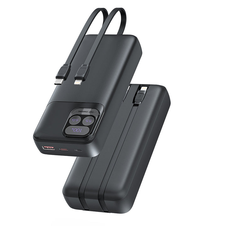 Power bank with dual charging cable and fast charging function Kalsten