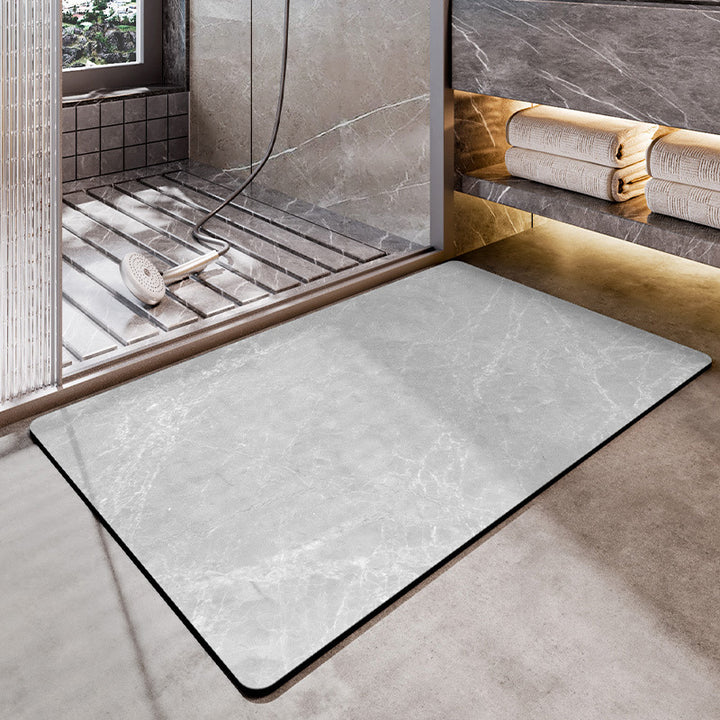 Unisex Marble Pattern Bath Mat Kalsten