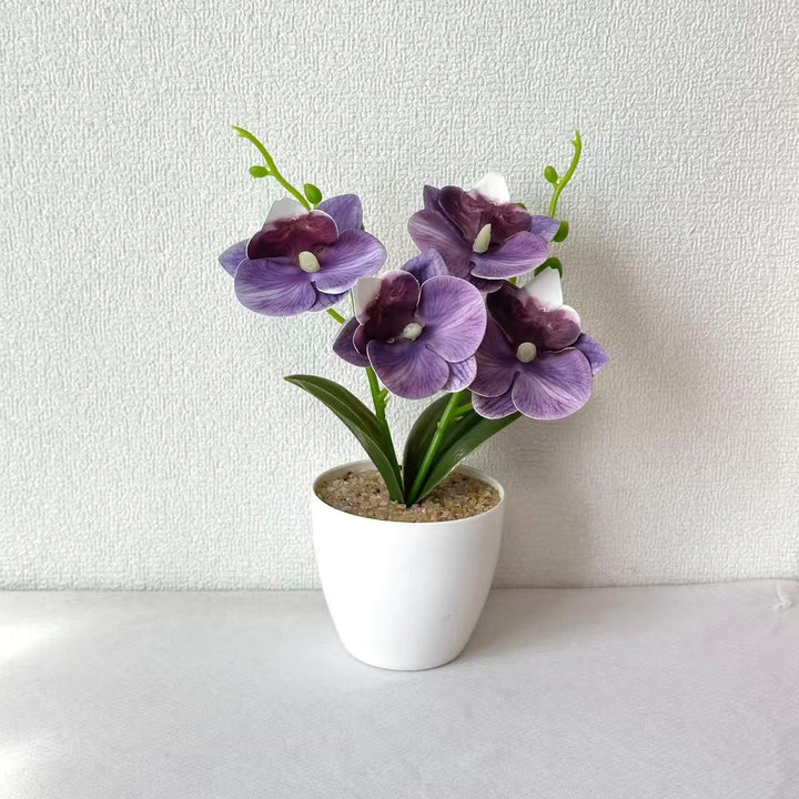 Elegant Synthetic Orchid Arrangement