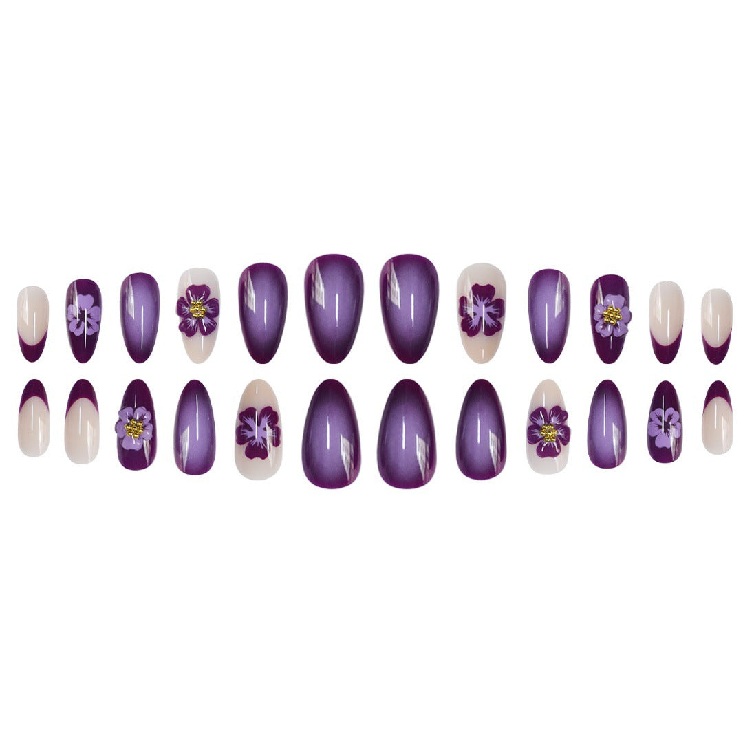 Floral 3D Press-On Nail Extensions Kalsten