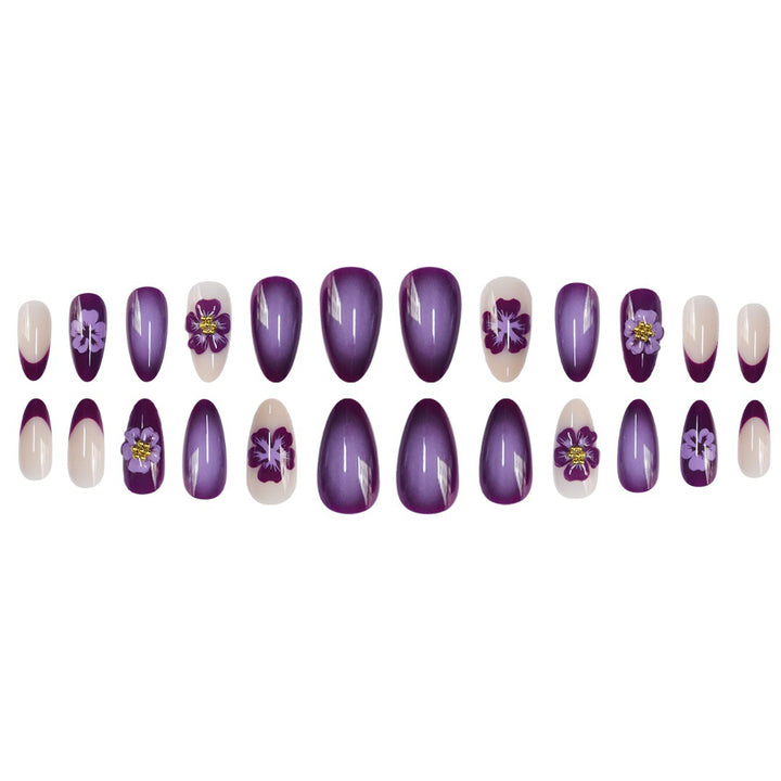 Floral 3D Press-On Nail Extensions Kalsten