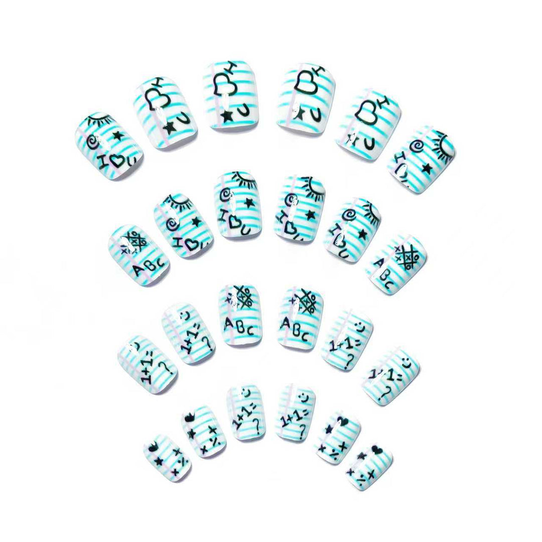 Creative Nail Art in School Theme Kalsten