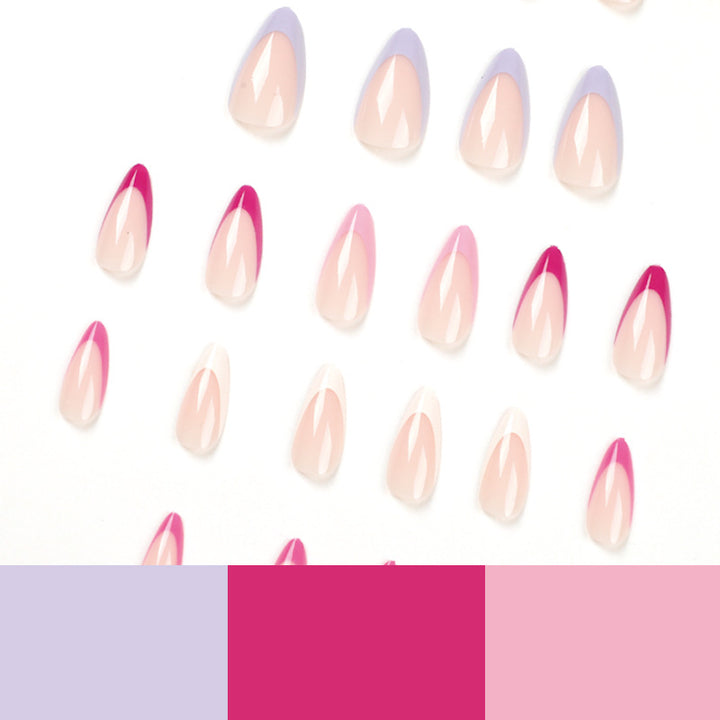 Artful Nail Tips with Creative Gradient Color Kalsten