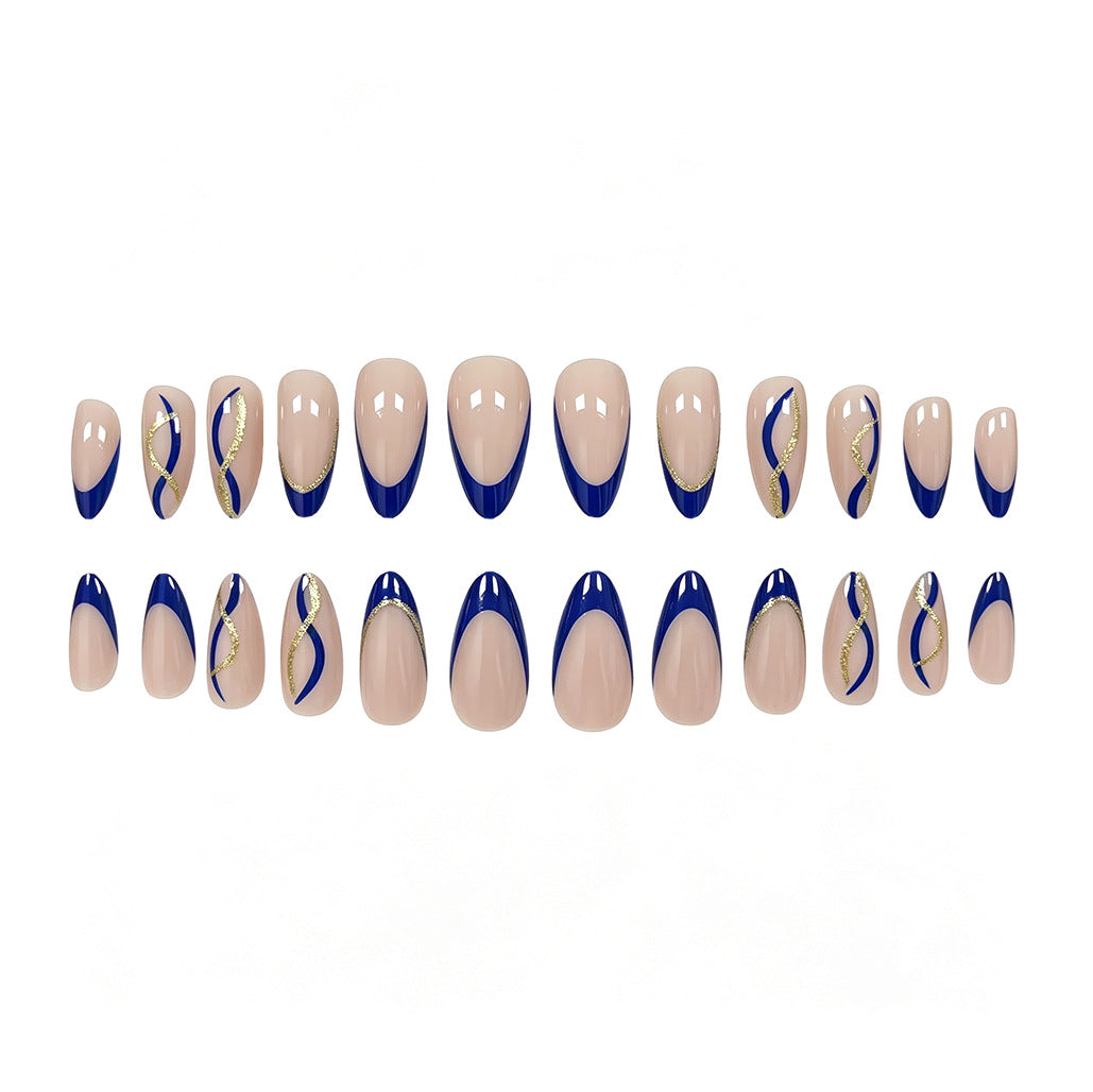 Artistic French Tip Nail Enhancements Kalsten
